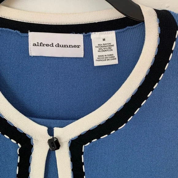 Alfred Dunner Layered Cardigan Top - Picture 5 of 6